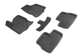 3D EVA коврики в салон черные Seintex соты для Lada Granta (2011-2024)